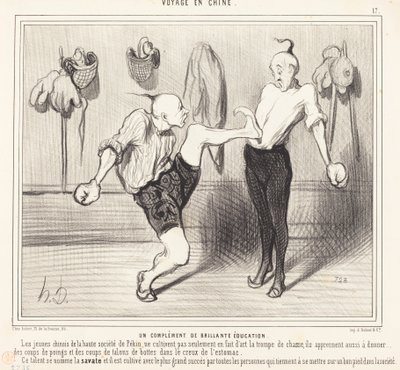 素晴らしい教育の補完 作： Honoré Daumier