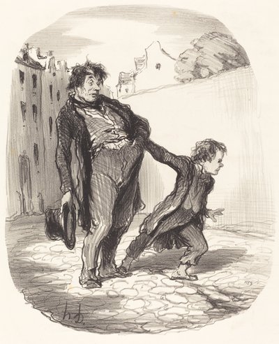 モデル息子 作： Honoré Daumier