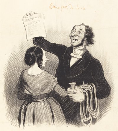 もう一人の偉人 作： Honoré Daumier