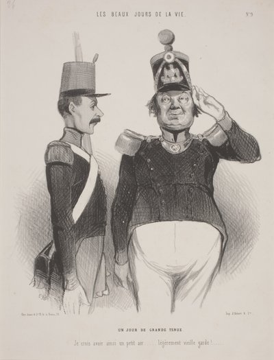 グランドドレスの日 作： Honoré Daumier
