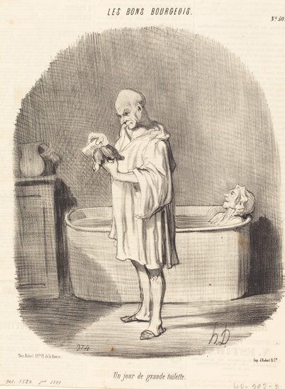 大トイレの日 作： Honoré Daumier