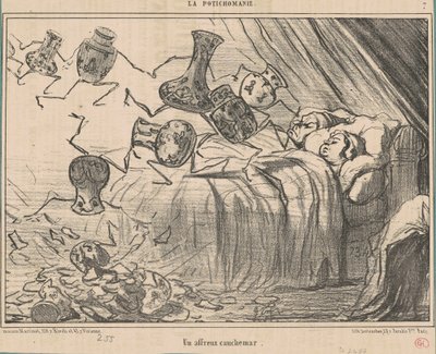 ひどい悪夢 作： Honoré Daumier