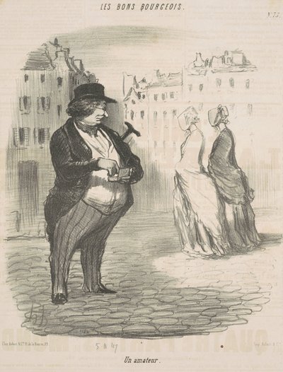 愛好家 作： Honoré Daumier