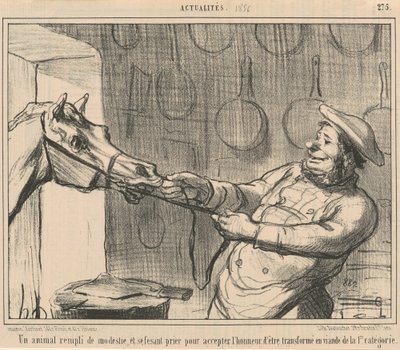 謙虚な動物… 作： Honoré Daumier