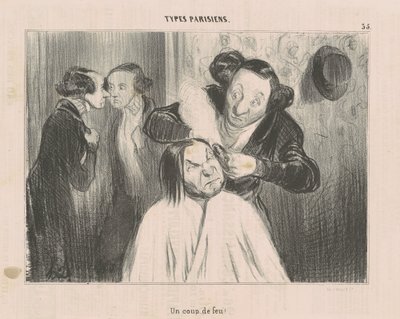 一発！ 作： Honoré Daumier