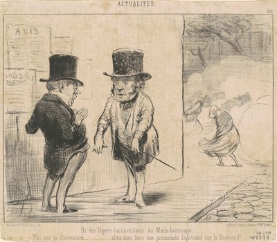 ... マカダマイズの欠点の 1 つ ... 作： Honoré Daumier