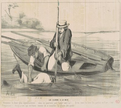 海の男 作： Honoré Daumier