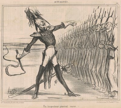 ロシアの監察官 作： Honoré Daumier