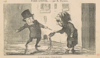 凍える日 作： Honoré Daumier