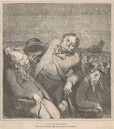 新しいモデルシアター 作： Honoré Daumier