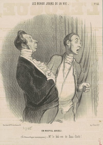 新しい騎士 作： Honoré Daumier