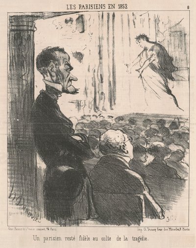 忠実であり続けたパリジャン... 作： Honoré Daumier