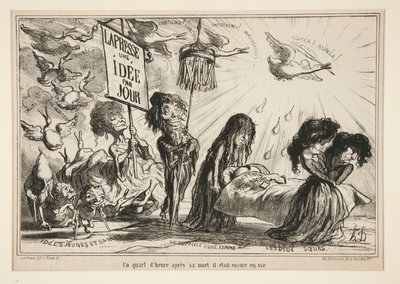 四分の一 作： Honoré Daumier