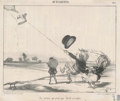 サービス ... レンダリングが容易ではない 作： Honoré Daumier
