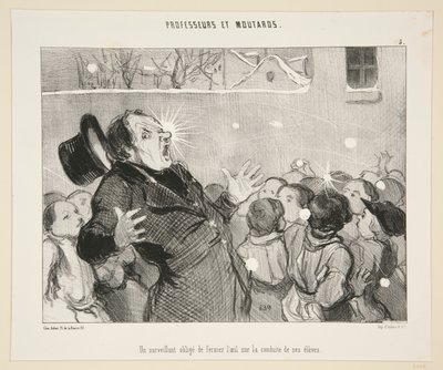 スーパーバイザーの義務 作： Honoré Daumier