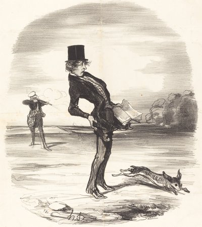 変位荷重 作： Honoré Daumier