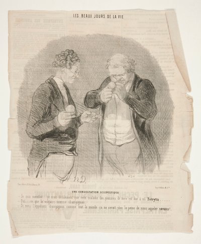 ビューティフル デイズ オブ ライフからの科学的相談 作： Honoré Daumier