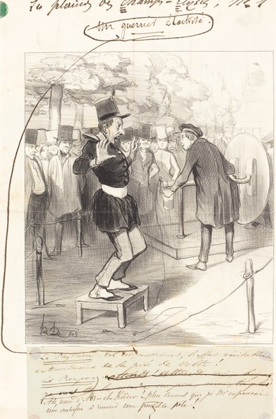 電撃の戦士 作： Honoré Daumier
