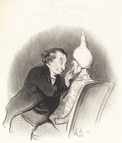 嬉しい発見 作： Honoré Daumier