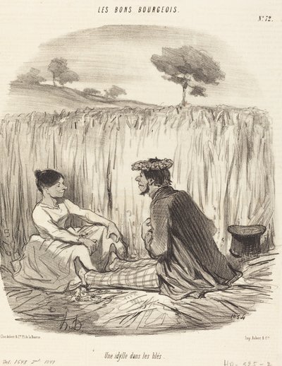 小麦の牧歌 作： Honoré Daumier