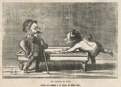 雨の日 作： Honoré Daumier