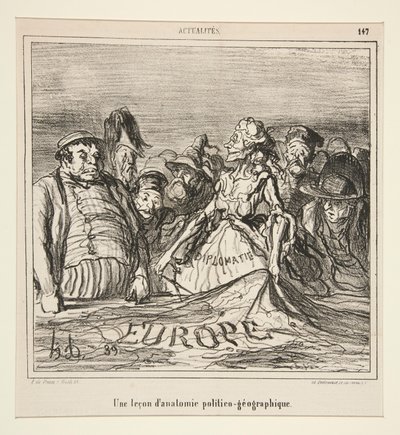 の教訓 作： Honoré Daumier