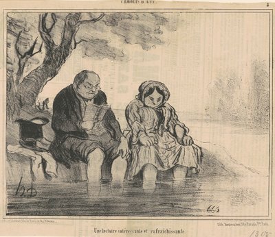 面白くてさわやかな読み物 作： Honoré Daumier