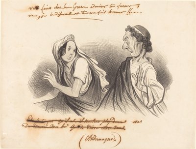 行ってください...あなたの怒りを賞賛してください... 作： Honoré Daumier
