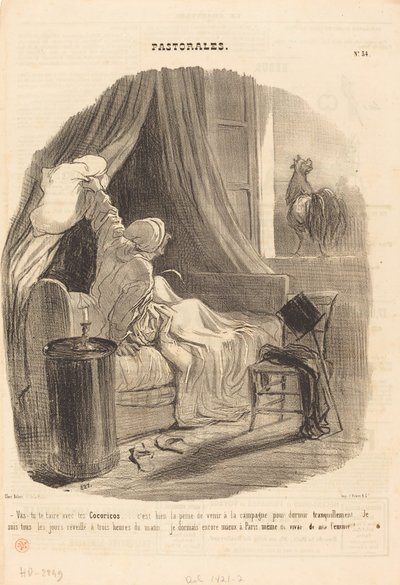 ココリコス黙ってくれませんか… 作： Honoré Daumier