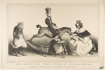 非常に高慢で非常に強力な合法的な悪党、1834年2月。 作： Honoré Daumier
