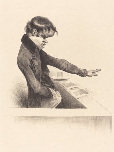 ギャラリーに来てください 作： Honoré Daumier