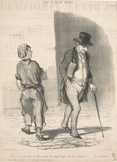 ここで気になる個体が… 作： Honoré Daumier
