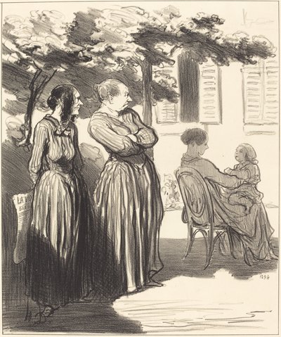 厳粛な時間に... 作： Honoré Daumier
