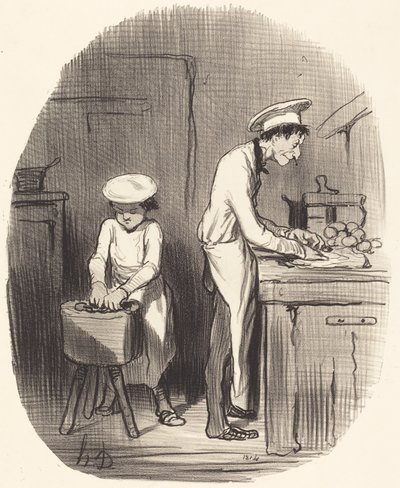 子供が見えますか、あなたは間違っています... 作： Honoré Daumier