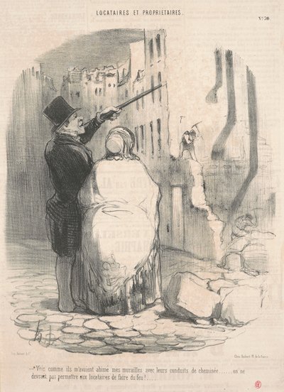 彼らがどのように損傷したかを見てください... 作： Honoré Daumier