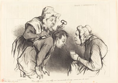 あなたが見るでしょう!...それは血を止めるでしょう... 作： Honoré Daumier