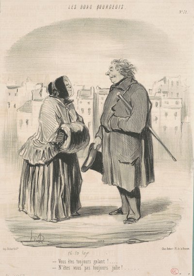 あなたはいつも勇敢です！ ... 作： Honoré Daumier