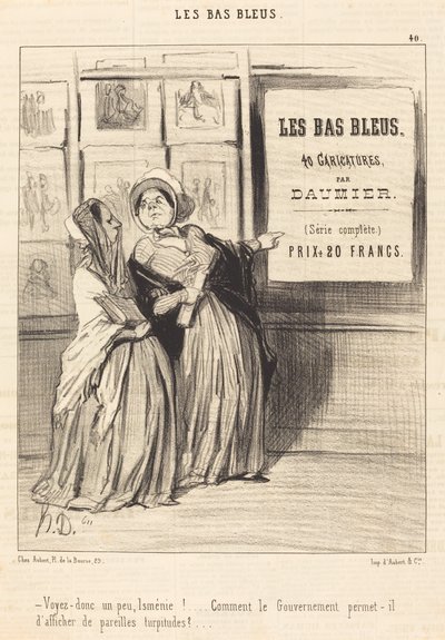 見てください、イスメニー！ 作： Honoré Daumier