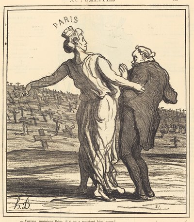 見てみましょう、リアックさん... 作： Honoré Daumier