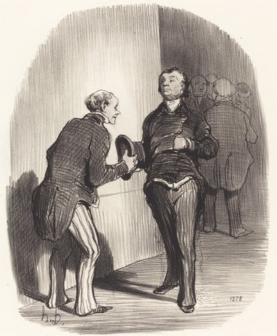閣僚会議室の眺め... 作： Honoré Daumier