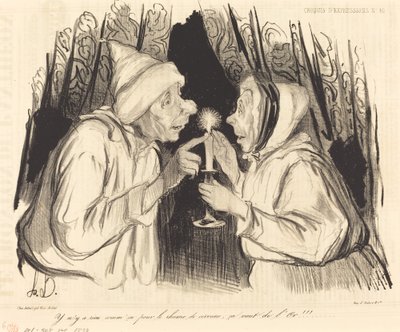 風邪にそんなことはありません... 作： Honoré Daumier
