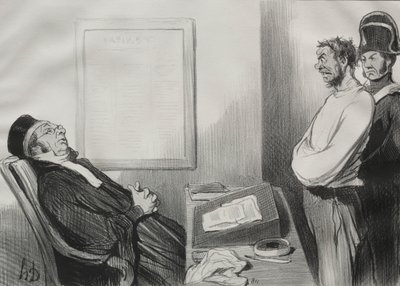 あなたは空腹でした...それは理由ではありません... 作： Honoré Daumier
