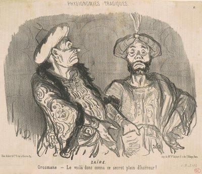 ザイール 作： Honoré Daumier