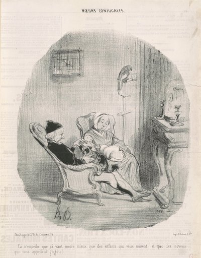 それでも、それはさらに良いです.... 作： Honoré Daumier