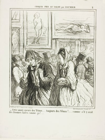 「ドーミエのサロンに描かれたクロッキー』から2枚目。 作： Honoré Victorin Daumier
