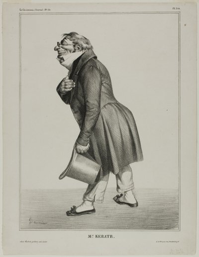 オーギュスト＝ヒラリオン、ケラトリー伯爵 作： Honoré Victorin Daumier