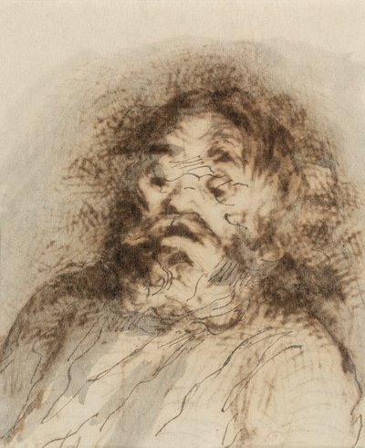 髭男爵 作： Honoré Victorin Daumier