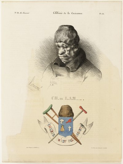 Ch.デ・ラム......、有名漫画家より156版 作： Honoré Victorin Daumier