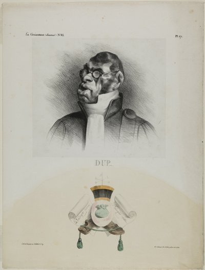 Dup...、プレート171（漫画家セレブリティより 作： Honoré Victorin Daumier