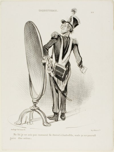 「アウステルリッツではどうだったかは知らないが、これ以上のものはないだろう。 作： Honoré Victorin Daumier